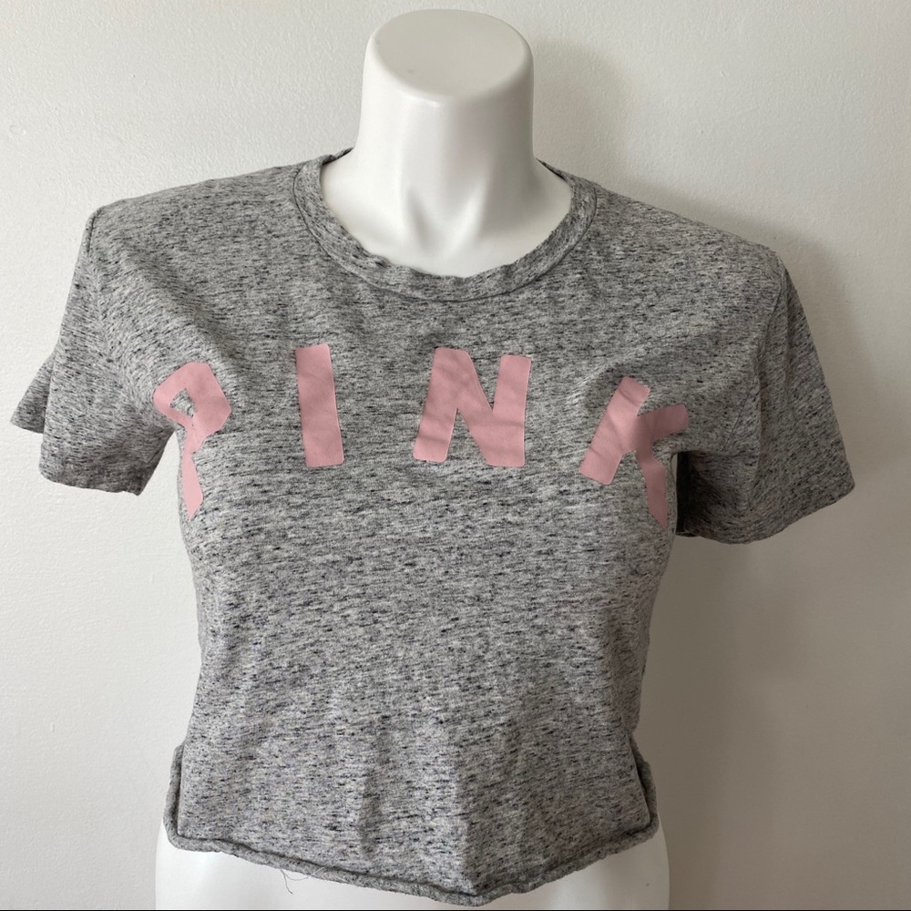 ❗️SOLD❗️Victoria’s Secret PINK Crop Top Tee